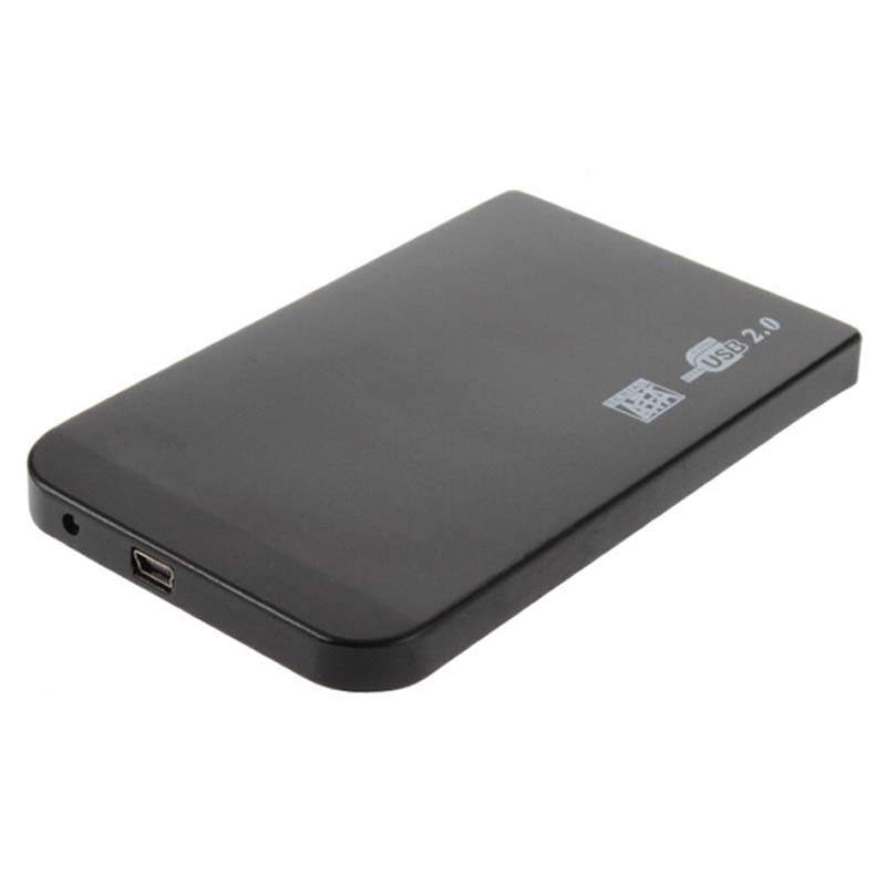 Slim USB 2.0 SATA 2.5 inch inch HDD Hard Drive Enclosure External Hard Disk Drive Case support 1TB